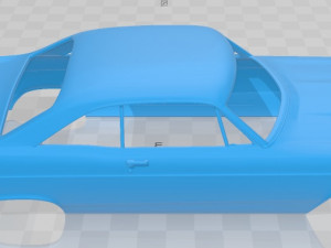 fairlane 500 gt coupe 1966 printable body car 3D-printmodel