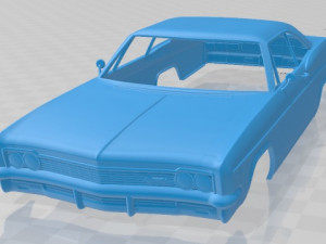 chevrolet impala ss sport coupe 1966 printable body car 3D Print Model