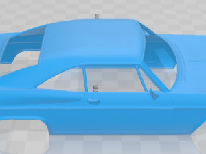 chevrolet impala ss sport coupe 1966 printable body car 3D 打印模型