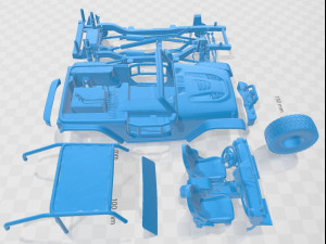 jeep wrangler trailcat 2017 printable car Modello di stampa 3D