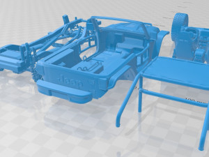 jeep wrangler trailcat 2017 printable car Modello di stampa 3D