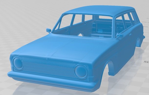 taunus p6 12m station wagon 1967 printable body car Modèles 3D en vedette .c4d .max .obj .3ds .fbx .stl .blend 