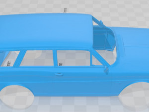 taunus p6 12m station wagon 1967 printable body car Modèles 3D en vedette