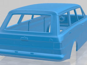 taunus p6 12m station wagon 1967 printable body car Modèles 3D en vedette