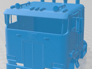 peterbilt 362 printable body truck 3Dプリントモデル