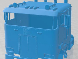 peterbilt 362 printable body truck 3D Print Model