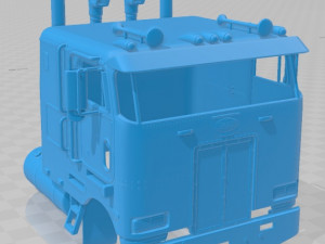 peterbilt 362 printable body truck 3Dプリントモデル