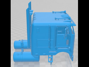 peterbilt 362 printable body truck 3Dプリントモデル