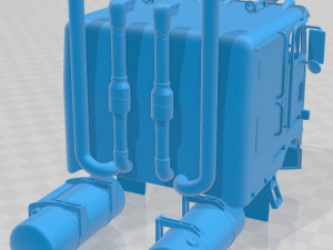 peterbilt 362 printable body truck 3Dプリントモデル