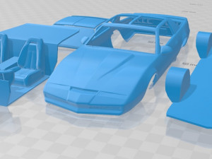 pontiac firebird kitt 1982 printable car 3D Print Model