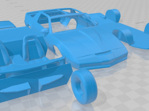 pontiac firebird kitt 1982 printable car 3D Baskı Modeli