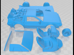 delorean dm 12 back to the future 1981 printable car 3D Принт Модель