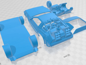 delorean dm 12 back to the future 1981 printable car 3D Принт Модель