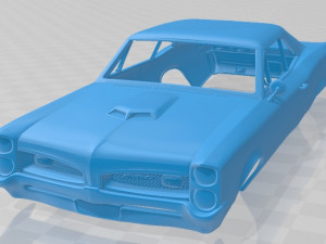 pontiac gto 1967 printable body car 3D Print Model