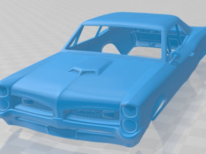 pontiac gto 1967 printable body car Modelo de impresión 3D