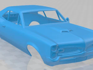 pontiac gto 1967 printable body car 3D Print Model