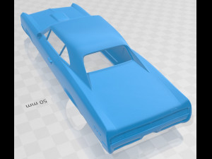 pontiac gto 1967 printable body car 3D Baskı Modeli