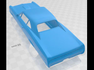 pontiac gto 1967 printable body car 3D Print Model
