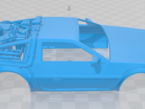 delorean dm 12 back to the future 1981 printable body car 3D Принт Модель