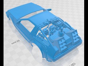 delorean dm 12 back to the future 1981 printable body car 3D Принт Модель