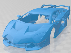 sc18 2019 printable body car 3Dプリントモデル