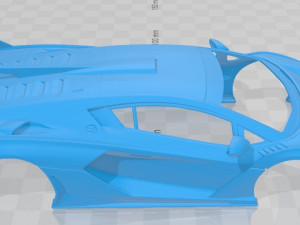 sc18 2019 printable body car 3D 프린트 모델