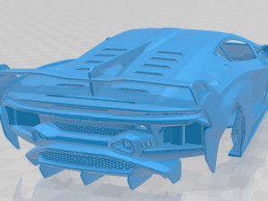 sc18 2019 printable body car 3D 프린트 모델