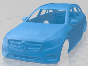 mercedes benz glc class 2016 printable body car 3D Print Model