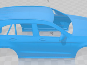 mercedes benz glc class 2016 printable body car Modèles 3D en vedette
