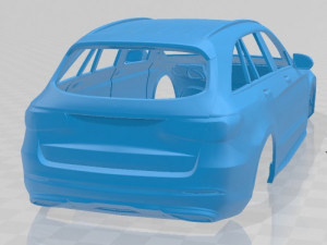 mercedes benz glc class 2016 printable body car Modèles 3D en vedette