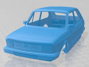 fiat 147 printable body car 3D Print Model