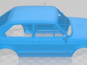 fiat 147 printable body car 3Dプリントモデル