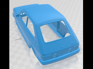 fiat 147 printable body car 3Dプリントモデル