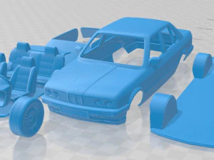 series 3 e30 sedan 1990 printable car 3D Print Model