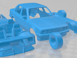 series 3 e30 sedan 1990 printable car 3D 프린트 모델