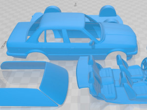 series 3 e30 sedan 1990 printable car 3D 프린트 모델