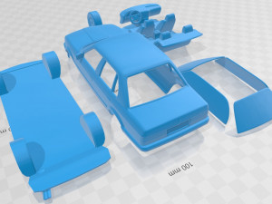 series 3 e30 sedan 1990 printable car 3D 프린트 모델