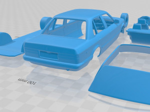 series 3 e30 sedan 1990 printable car 3D 프린트 모델
