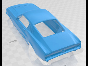 mustang gt 1967 printable body car 3D Принт Модель
