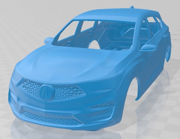 acura rdx 2018 printable body car 3D Принт Модель .c4d .max .obj .3ds .fbx .stl .blend 
