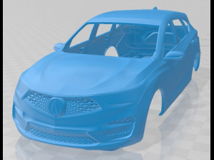 acura rdx 2018 printable body car 3D 프린트 모델