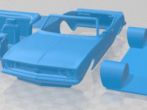 chevrolet camaro z28 convers&iacute;vel 1967 carro para imprimir Modelo de Impressão 3D