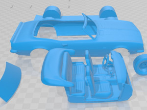chevrolet camaro z28 convertible 1967 printable car Model do druku 3D