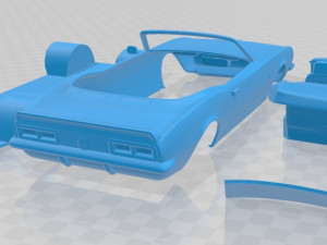 chevrolet camaro z28 convertible 1967 printable car Model do druku 3D