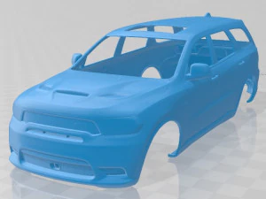 dodge durango srt 2018 pintable body car 3D Print Model