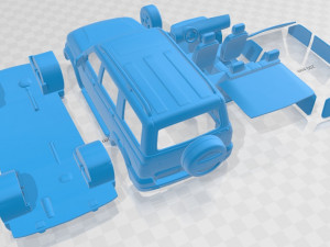 uaz patriot 3163 5 door 2014 printable car 3D 打印模型