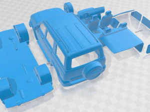 uaz patriot 3163 5 door 2014 printable car 3D Print Model