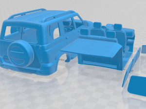uaz patriot 3163 5 door 2014 printable car 3D 打印模型