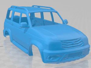 uaz patriot 3163 5 door 2014 printable body car 3D Print Model
