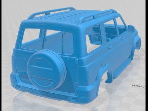 uaz patriot 3163 5 door 2014 printable body car Modèles 3D en vedette